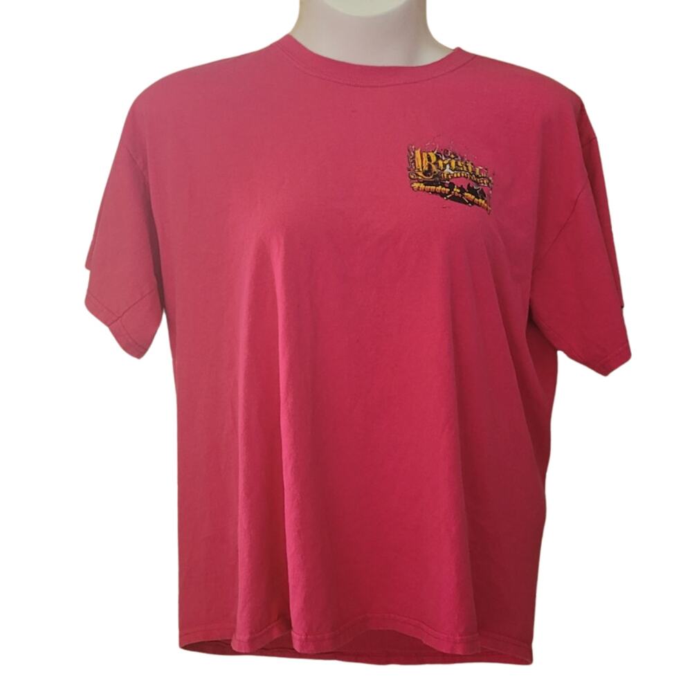 2009 Thunder in the Valley Bristol Tennessee Pink Tee Size XL